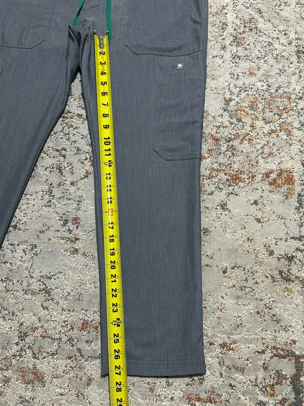 Figs Cairo Cargo Scrub Pants Graphite gray Medium short M/S